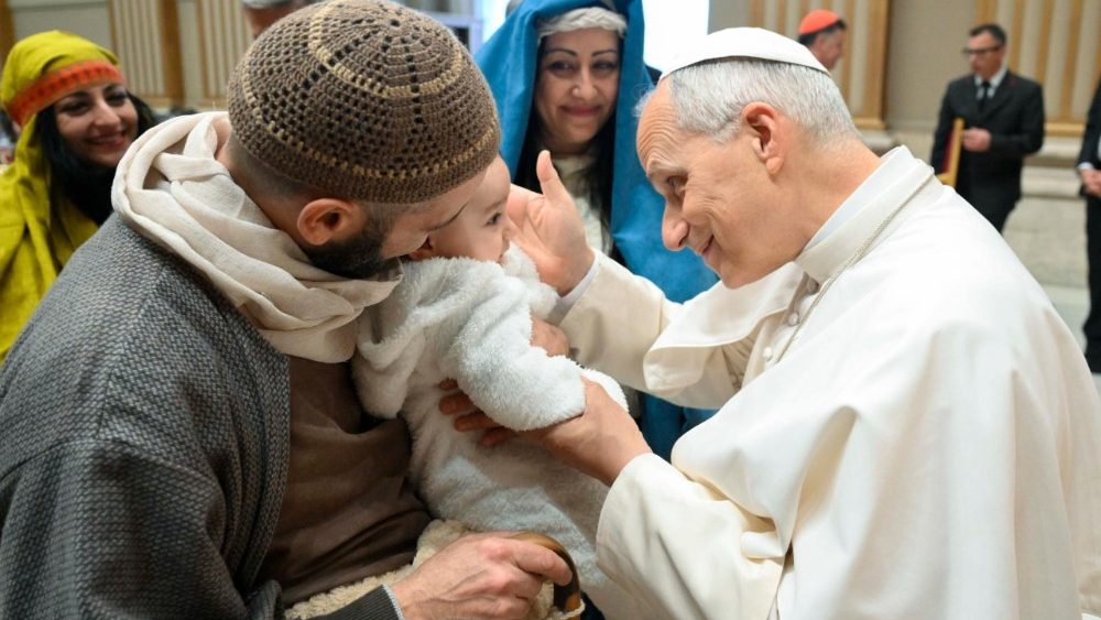 Аўдыенцыя для ўдзельнікаў "Жывых бэтлеемскіх ясляў"