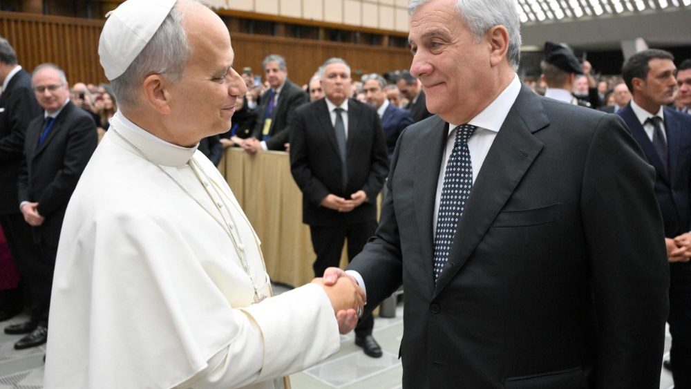 Аўдыенцыя для італьянскіх дыпламатаў