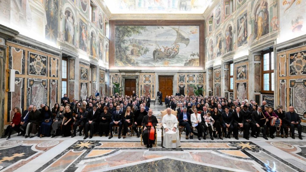 Аўдыенцыя для ўдзельнікаў "Каляднага канцэрта"