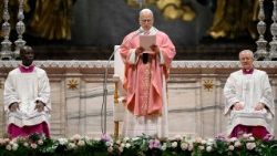 Papst Leo bei der Messe zur Heilig-Jahr-Feier der Strafgefangenen an diesem 3. Adventssonntag