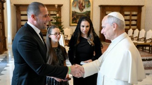 El Papa León XIV recibió en el Palacio Apostólico a Robert Abela, Primer Ministro de Malta