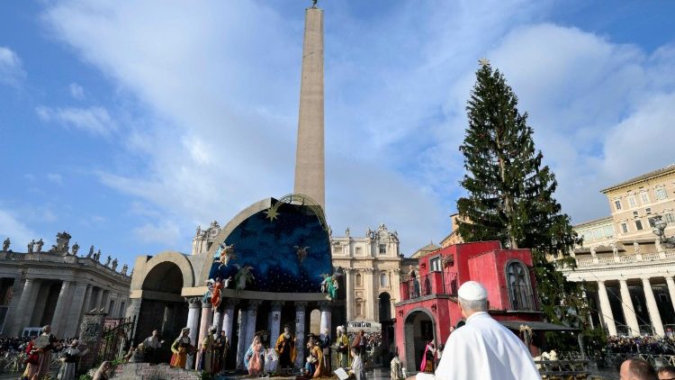 The Pope in St. Peter's Square during the General Audience 