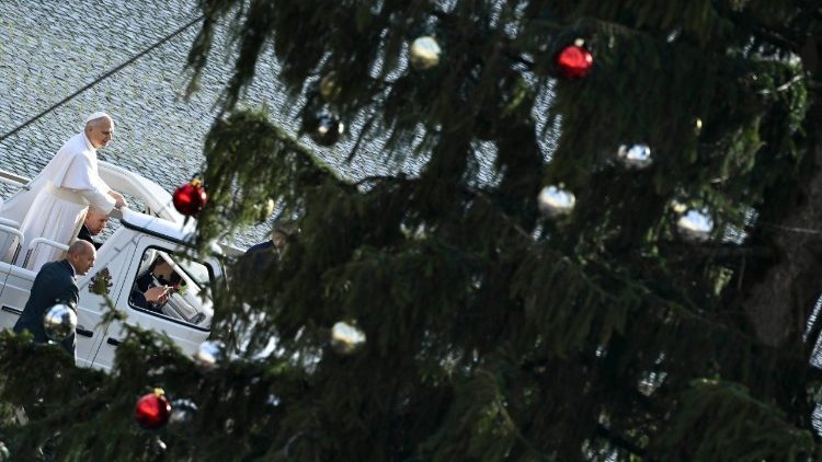 The Pope in St. Peter's Square during the General Audience