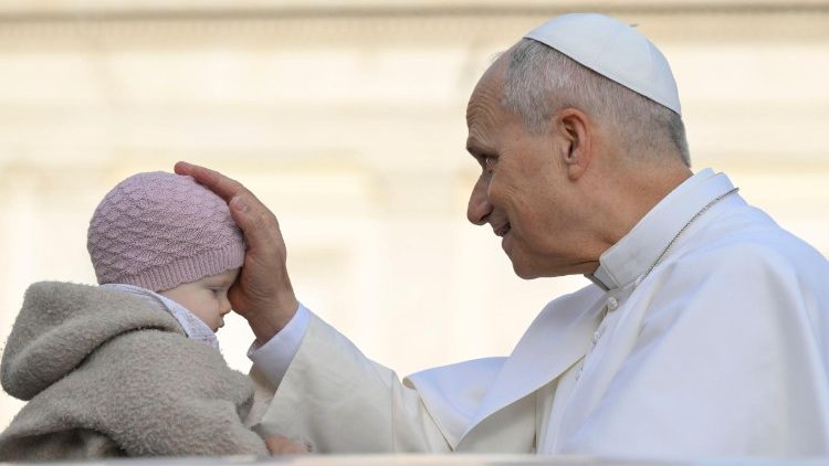 Papež Lev XIV. při zvláštní audienci Svatého roku v sobotu 20. prosince 2025