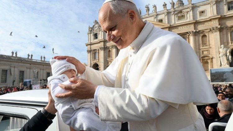 Baraka ya Papa kwa vichanga