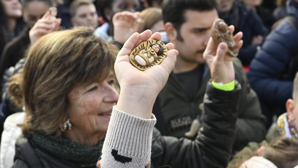 Quelques uns des «Bambinelli» présentés au Pape ce dimanche midi. 