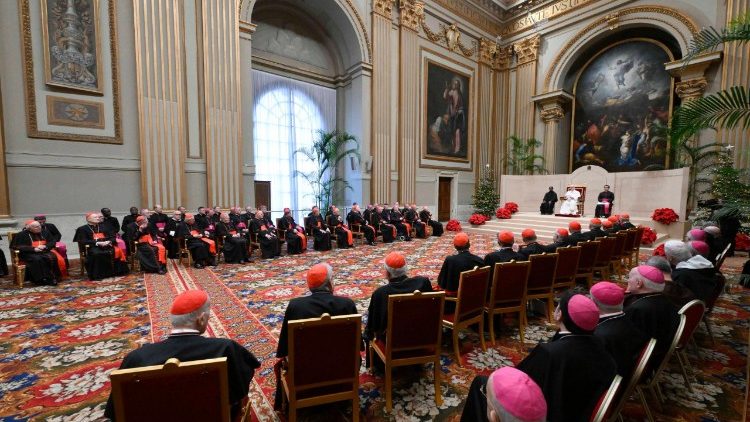 Jedność Kurii ma być świadectwem także wobec świata - wskazał Ojciec Święty