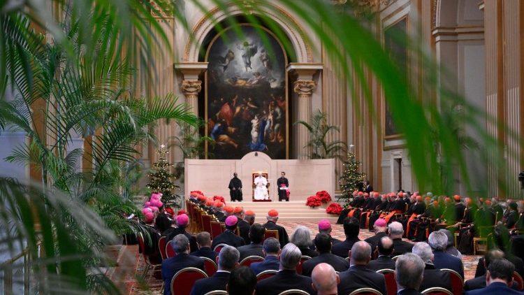 The Pope’s meeting with the Roman Curia for the Christmas greetings