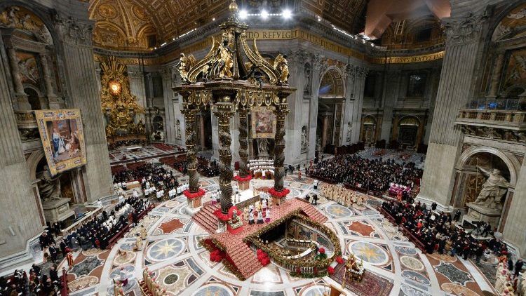 V&aacute;nočn&iacute; vigilie ve Vatik&aacute;nsk&eacute; bazilice, 24. prosince 2025