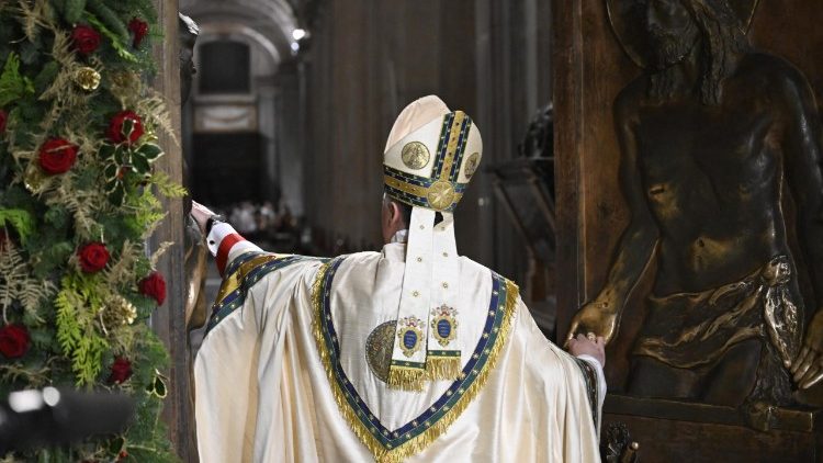 La chiusura della Porta Santa nella Basilica di Santa Maria Maggiore