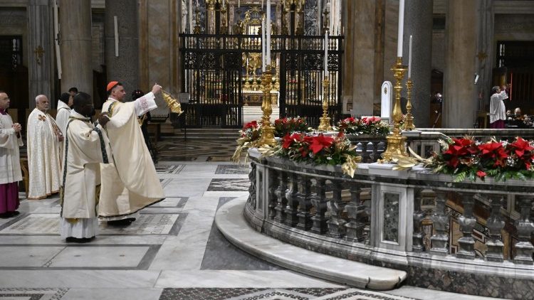 Un momento della celebrazione 