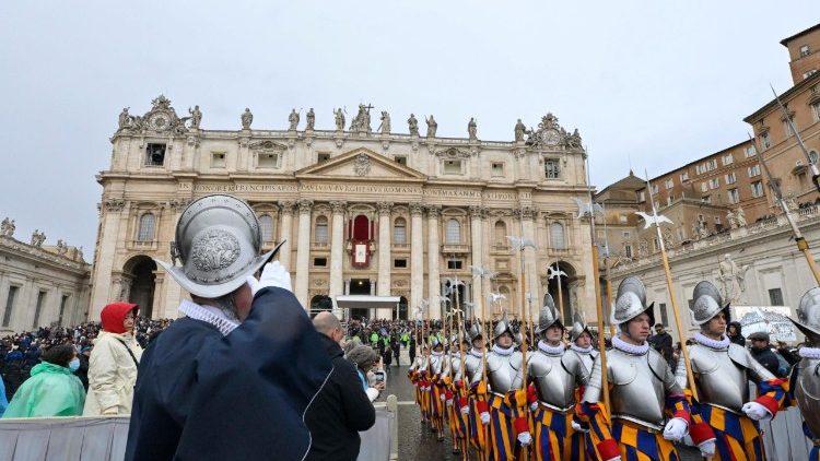 Momento de la Bendici&oacute;n Urbi et Orbi