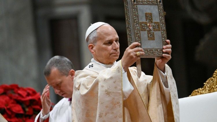 Heilige Messe im Petersdom zum Weihnachtstag mit Papst Leo XIV.