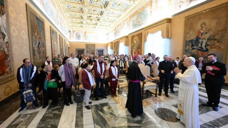 Audiencia del Papa a los peregrinos espa&ntilde;oles