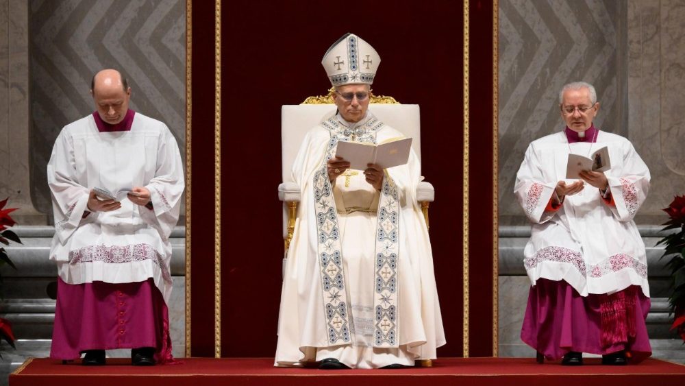 Нешпары ў Базіліцы Святога Пятра