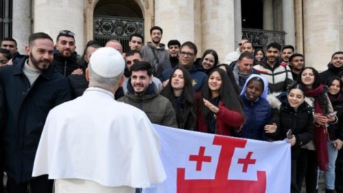 El rostro joven de la esperanza en Tierra Santa en la audiencia con el Papa