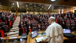 Pope Leo XIV addresses the Opening of the Extraordinary Consistory of Cardinals in the Vatican