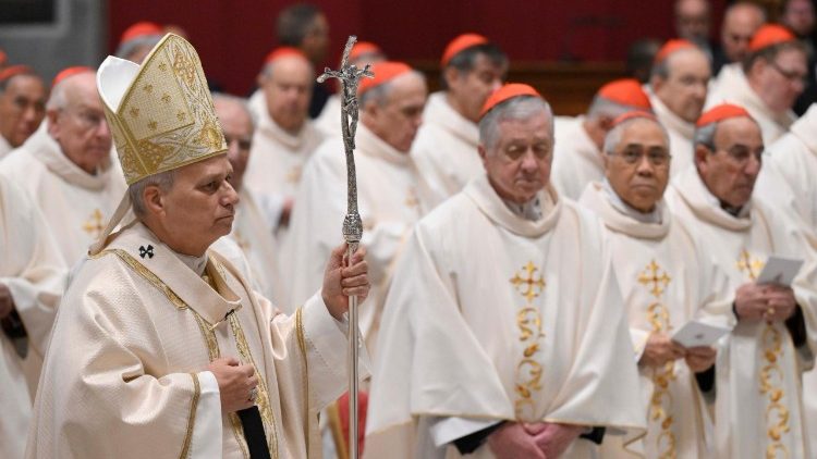 Messe présidée par Léon XIV avec les cardinaux participants au consistoire extraordinaire des 7 et 8 janvier 2026.