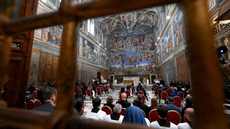 Misa ya Ubatizo katika kikanisa cha Sistine mjiniVatican 