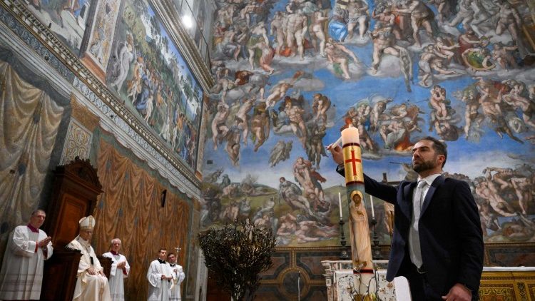 Missa presidida pelo Papa Le&atilde;o na Capela Sistina