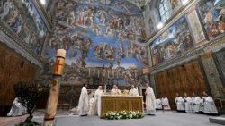 Papežská mše na svátek Křtu Páně, 11. ledna 2026