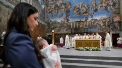 Svátek Křtu Páně, křestní liturgie v Sixtinské kapli, 11. ledna 2026