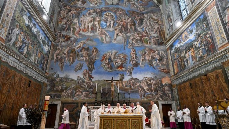 Sv&aacute;tek Křtu P&aacute;ně v Sixtinsk&eacute; kapli, 11. ledna 2026