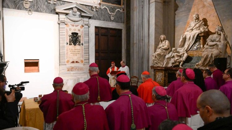 Зазидването на Светата врата в "Санта Мария Маджоре"