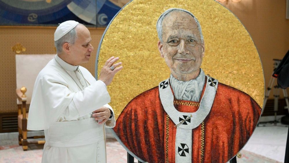 2026.01.14 Clipeo in mosaico per la Basilica di San Paolo