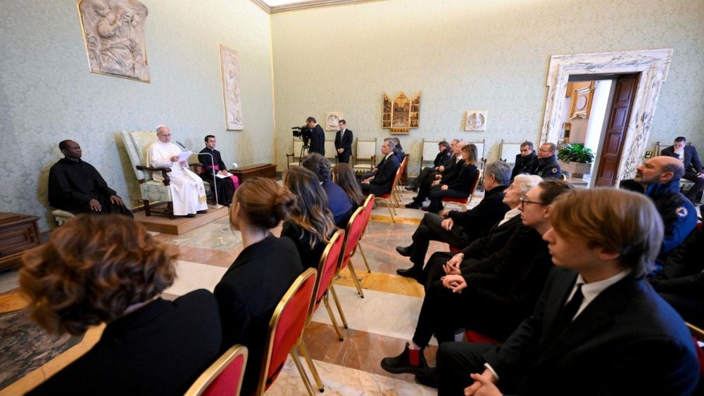 Сустрэча Папы з сем'ямі загінулых у Кран-Мантане (Швейцарыя)