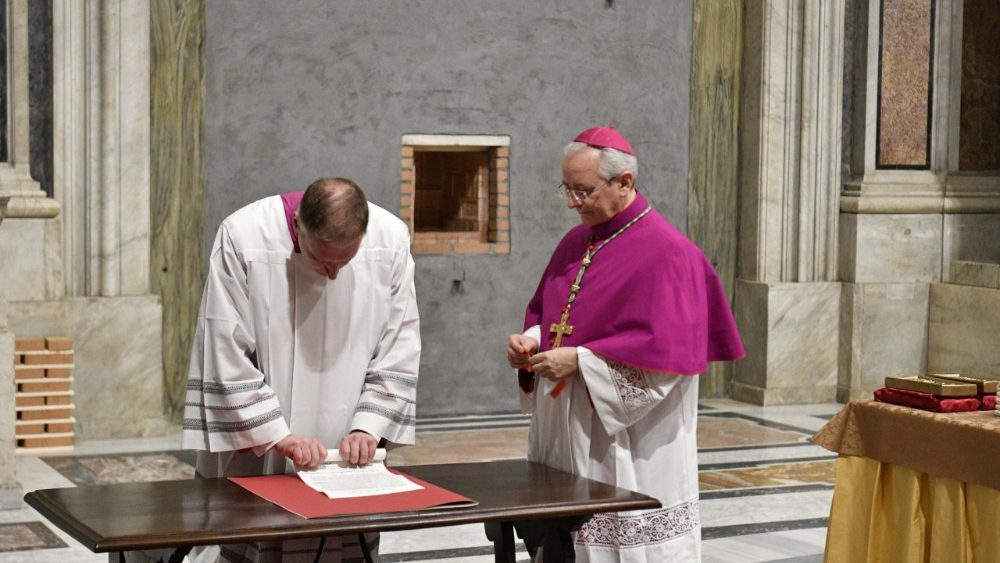 Sellado de la Puerta Santa de la Basílica de San Pedro, 16 de enero de 2026