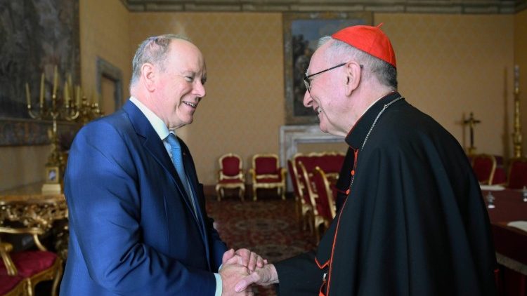 L'udienza in Vaticano del principe Alberto II di Monaco