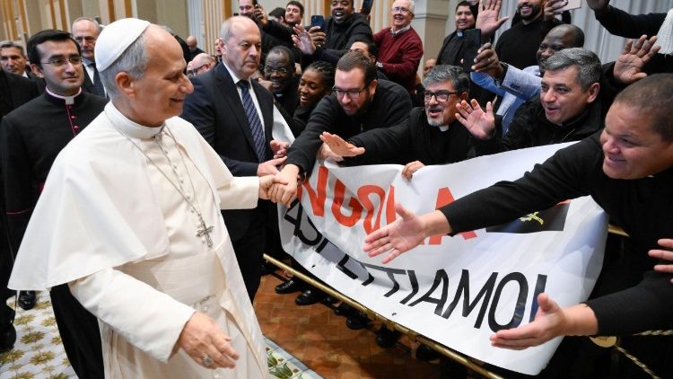 Папата с членовете на Неокатекуменалния път