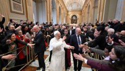 El Papa saluda a los responsables del Camino Neocatecumenal el lunes 19 de enero de 2026