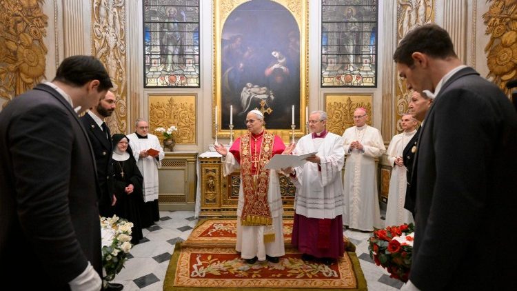 La presentazione degli agnelli a Leone XIV