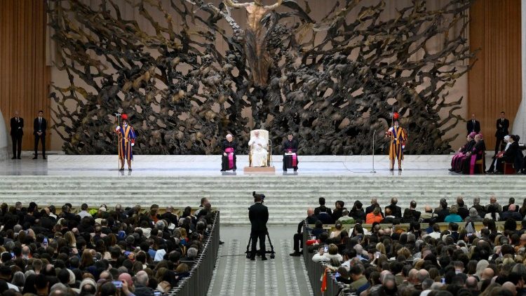 Audiencia general del Papa Le&oacute;n XIV en el aula Pablo VI