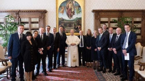 O Papa recebe no Vaticano líderes empresariais do setores de energia e minerais críticos (Vatican Media)