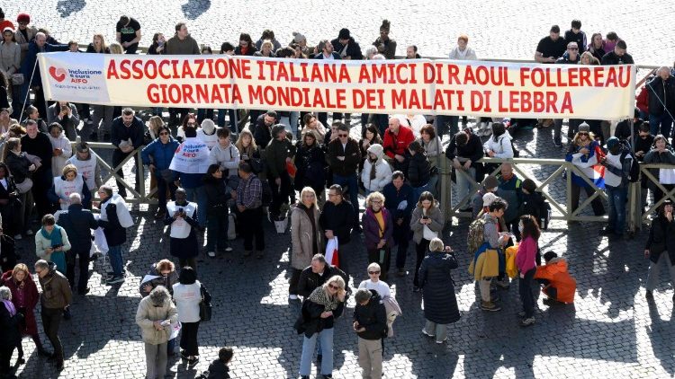 Cercan&iacute;a  del Papa a todas las personas afectadas por la lepra