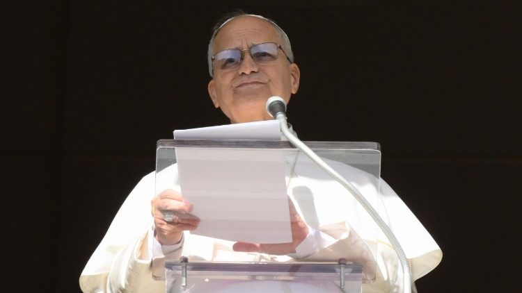 Papież podczas modlitwy Anioł Pański