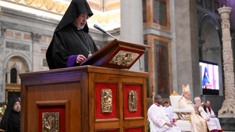 The ecumenical celebration at St Paul's Outside the Walls
