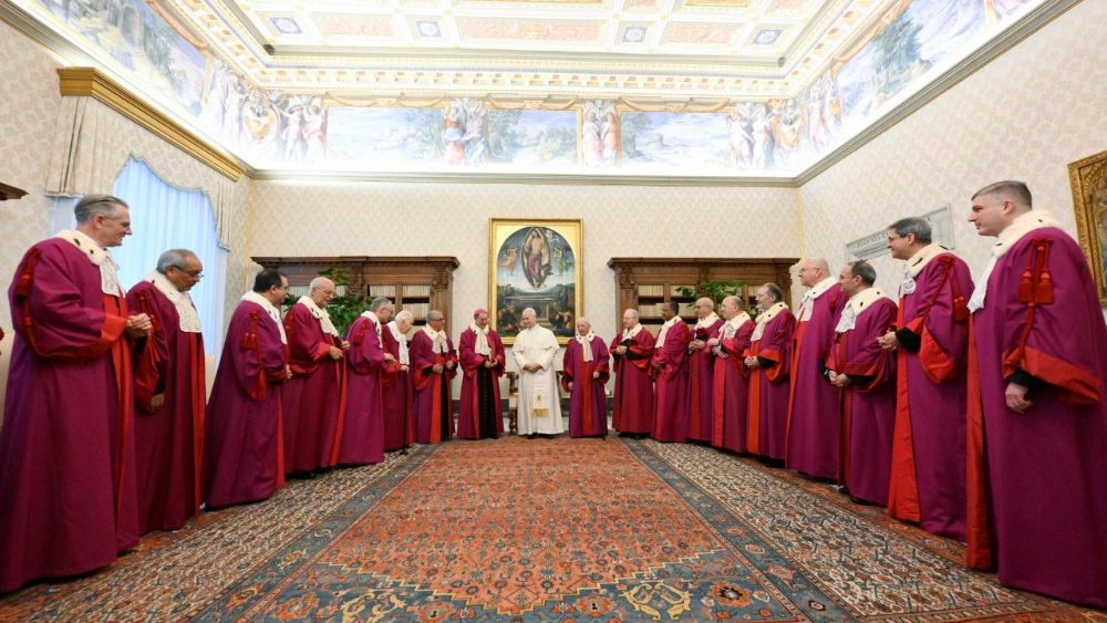 26.01.2026 Papa Leoni XIV Inaugurimi i Vitit Gjyqësor të Rotës Romake