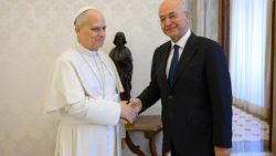 Barham Salih, Wysoki Komisarz ONZ ds. Uchodźców (UNHCR) został przyjęty przez Leona XIV