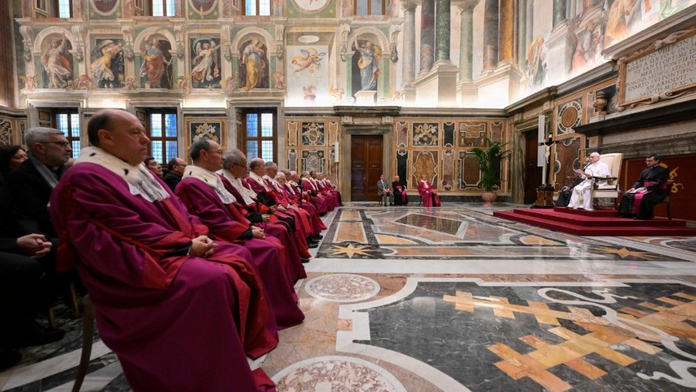 2026.01.26 SS Leone XIV Inaugurazione Anno Giudiziario del Tibunale della Rota Romana