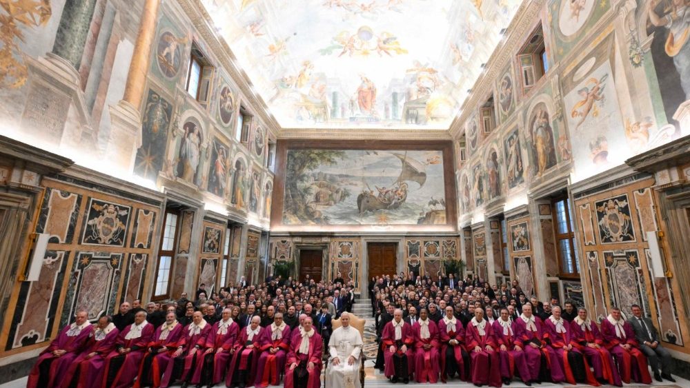 2026.01.26 SS Leone XIV Inaugurazione Anno Giudiziario del Tibunale della Rota Romana