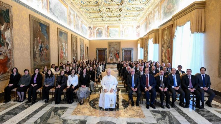 Pope Leo XIV meets with the members of the Societies of Apostolic Life of Regnum Christi 