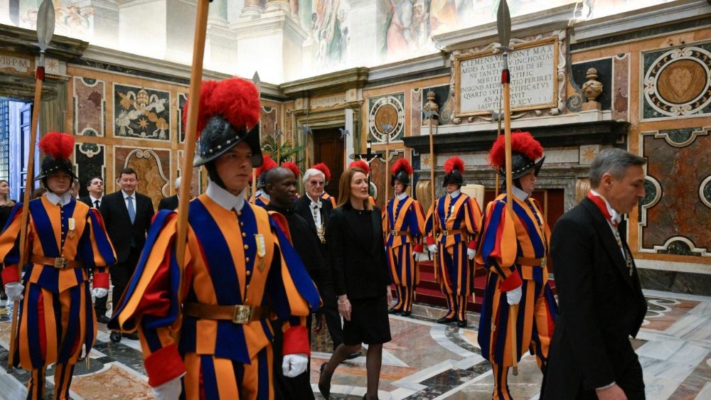 În audiență la Leon XIV, Roberta Metsola