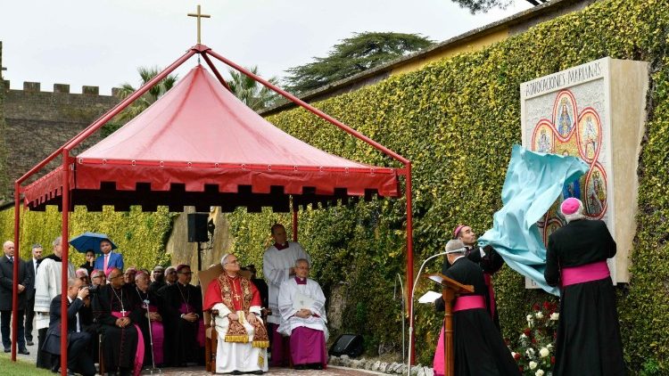 2026.01.31 Inaugurazione mosaico mariano, e statua di S. Rosa da Lima