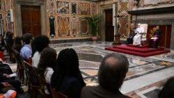 Pope Leo addresses participants in the "Political Innovation Hackathon: one humanity, one planet"