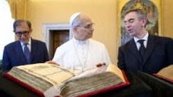 presentazione della Bibbia di Borso d'Este con la presenza del Presidente del Senato Ignazio La Russa