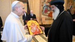 Pope Leo XIV meets with priests and monks of Eastern Orthodox Churches